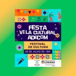 Vila Cultural Adecom realiza celebrações culturais neste sábado (26)
